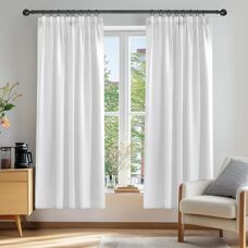Cortinas blackout Deconovo Pérola Cinza - 2 Peças 168x183 cm