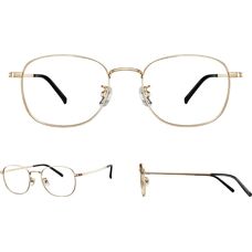 Xiaomi BHR8793GL Lunettes filtres de lumière bleue dorées - Lunettes
