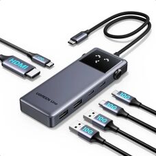 Ugreen Uno 6-en-1 Usb-C Hub - Transfert 10Gbps - 4K Support - Charge rapide - Publicité