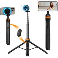 K-F CONCEPT 162cm Magnetyczny Selfie Stick i Statyw - Selfie Stick Tripod