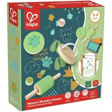 HAPE Mehrfarbige Naturstempel - Pädagogisches Spielzeug