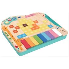 Piano Pixel Interactif Hape - Sensoriel, Coloré, 3 Modes