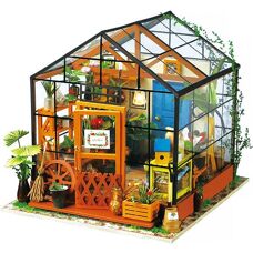 Casa in miniatura DIY Robotime - Ecologica, LED, 20h