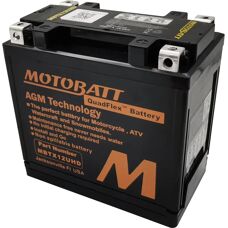 Motobatt MBTX12U Yamaha Motorcycle Battery - Yellow