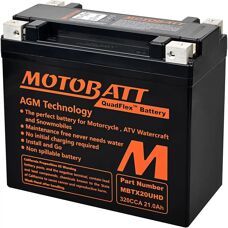 Motobatt MBTX20UHD Noir - Battery for Harley Davidson