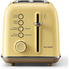 Buydeem DT620-MY - Galben - Prăjitor de pâine