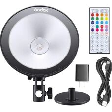 Lampe LED RGB portable Godox CL10 - 10W pour streaming - Publicité