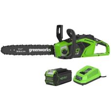Greenworks GD40CS15K4 Akku-Kettensäge - 35cm, 40V, 4Ah