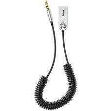 Adaptor Bluetooth wireless negru Baseus - AUX mașină 3,5mm - Model BA01