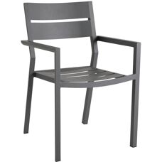 Brafab Delia - Moderner stapelbarer Gartensessel - Außen