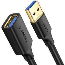 Αυθεντικό καλώδιο επέκτασης USB Ugreen - 1m Μαύρο
