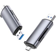 Αναγνώστης καρτών Ugreen Micro SD/SD - Υψηλής ταχύτητας USB-C & USB-A