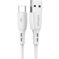 Καλώδιο Φόρτισης και Μεταφοράς Δεδομένων Vipfan X06 - 1m - Λευκό
