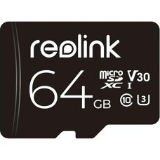 Reolink 64 GB Micro SD-kort - microSD, U3, UHS-I - Minnekort