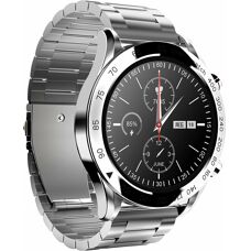 HiFuture FutureGo Pro Smartwatch - Edelstahl, 1,32" Touch - Silber