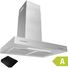 Ciarra CBCS6125 Inox Range Hood - 370 m³/h, 3 speeds, 595 mm