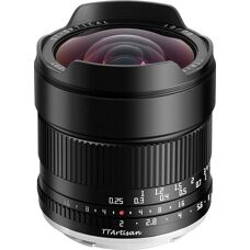 TTArtisan 10mm F2 ASPH. - Ultra-bred objektiv för Sony E, Svart