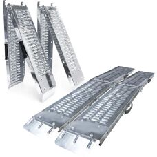 VOUNOT Set of 2 Folding Loading Ramps - Heavy Duty 400 kg
