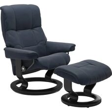 Stressless Mayfair Oxford Blau Leder Relaxsessel - Sessel
