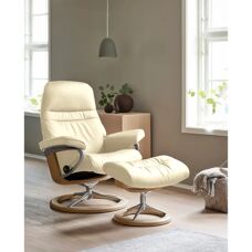 Stressless Sunrise Sessel - Relaxfunktion, Drehbar, Leder