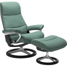 STRESSLESS View Aqua Grün Leder Relaxsessel - Sessel