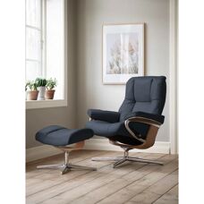 STRESSLESS Mayfair Oxford Blau Leder Relaxsessel - Sessel