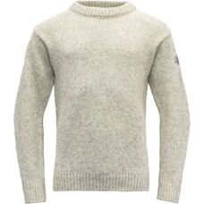 Pull en laine Nansen de Devold gris mélangé - Pull - Publicité