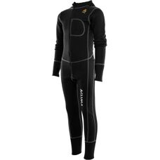 Aclima Kids' Merinoull Overall - WarmWool, svart, 146/152cm