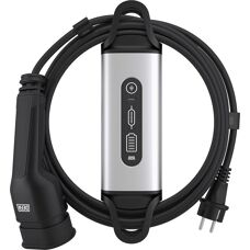 DEFA eMove Svart Type 2 CEE 7/7 6 m - Ladekabel til elbil