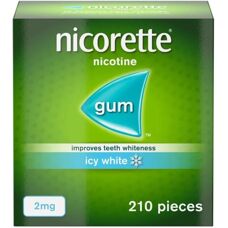 Nicorette Nicotine Icy White 2mg Gum - Quit Smoking Aid