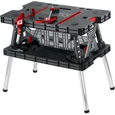 Keter Portable Workbench - Folding, Heavy-Duty, Lightweight