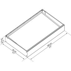 Palram Canopia Sophia Voile de Porte Grise - Opale Blanche (1.6m x 0.95m) - Publicité