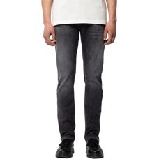 Nudie Jeans Jean Slim Fit Noir Lean Dean en Denim Bio - Publicité