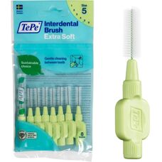 TePe Zelené Extra Měkké Mezizubní Kartáčky - 8 ks