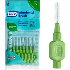TePe Model 0,8 mm Verde - Periuțe Interdentale 8 buc