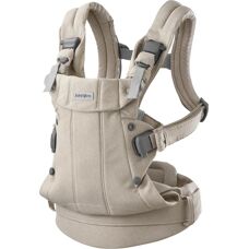 BabyBjörn BabyBjÖrn Baby Carrier Harmony - Light Beige - Ergonomic Baby Carrier for 0-3 Years