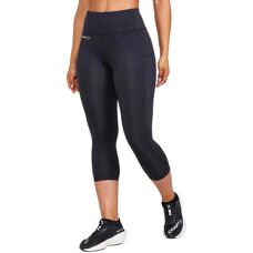 Craft Women's Supportive Black 3/4 Tights - Sports Tights