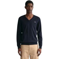 GANT Classic Cotton V-Neck (8030562) - Evening Blue L