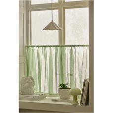 HomeKafégardin Mila Bottom Curtains - Grøn - Privatliv - 68x250 - Gardin