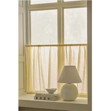 Home - Mila Bottom Curtains - Gult 68x250 - Kaffegardin