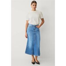 Ellos Collection Modell 34 Blå Denimnederdel - Nederdel