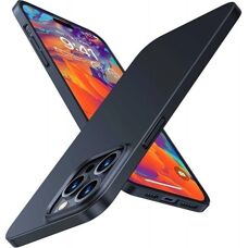 Äärimmäisen ohut iskunkestävä musta kotelo iPhone 15 Pro Max
