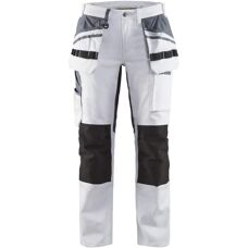 Blaklader 7910 Maler Trousers - Hvid/Sort - Maler Trousers