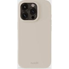 Holdit iPhone 16 Pro Soft Touch Silikoncover - Lys Beige