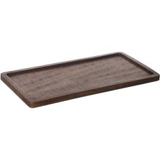 ERNST - Rektangulært trebrett - 15x30 cm - Brun - Serveringsbrett