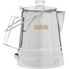 Urberg Rogen Percolator - 14 Kopper Rustfritt Stål - Camping Kaffetrakter