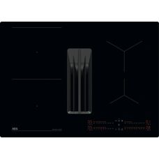 AEG TCH74B01FB Table de cuisson à induction avec hotte intégrée