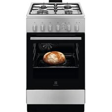 Electrolux LKG504011X Gáztűzhely - 57L, Rozsdamentes acél