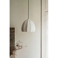 Watt & VEKE - Moderne Hvid Resirkuleret Bomuld Loftlampe