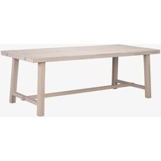 Rowico Home Brooklyn Utbyggbart Trä Matbord - Whitewash, 220 x 95 cm